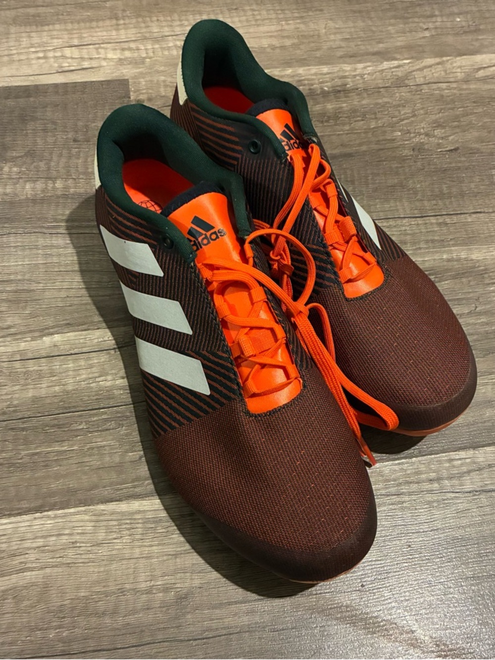 adidas Men’s Brown, Orange & White Athletic Shoes